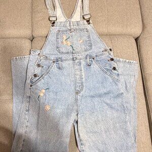Embroidered Overalls